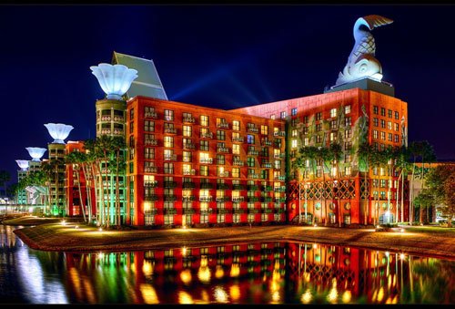 Walt Disney World Swan and Dolphin Resort in Lake Buena Vista, Florida, USA - Inspiring Hotels Architecture
